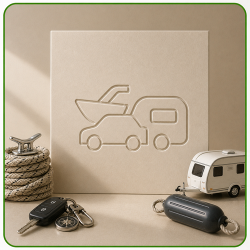 Auto - Boot - Wohnwagen